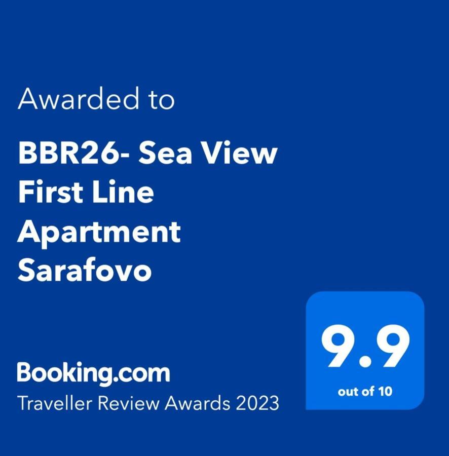 Bbr26- Sea View First Line Apartment Sarafovo Burgas City Exterior foto